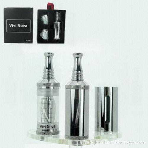 Alfred-global Newest Rebuildable Clearomizer, Vivi Nova V5, 3.5mL Chrome Set E-cigarette